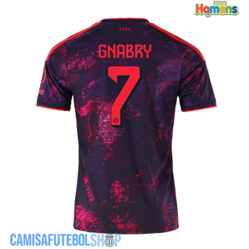 Camisa de time de futebol Bayern Munich Serge Gnabry #7 Replicas 3º Equipamento 2026-27 Manga Curta